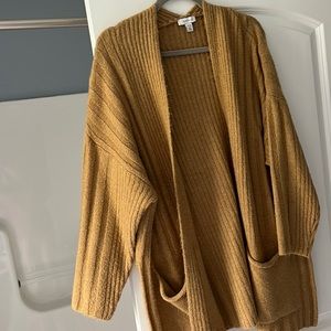 TOPSHOP tan/camel cardigan